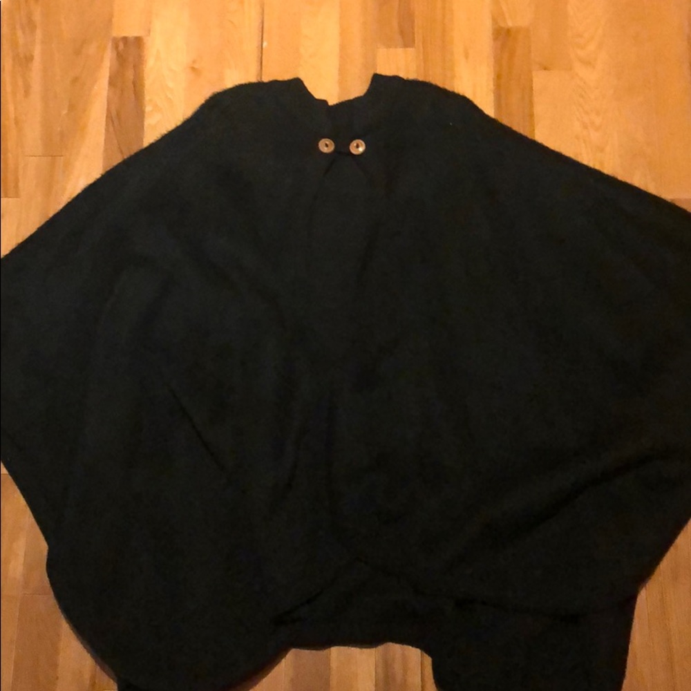 vintage wool poncho